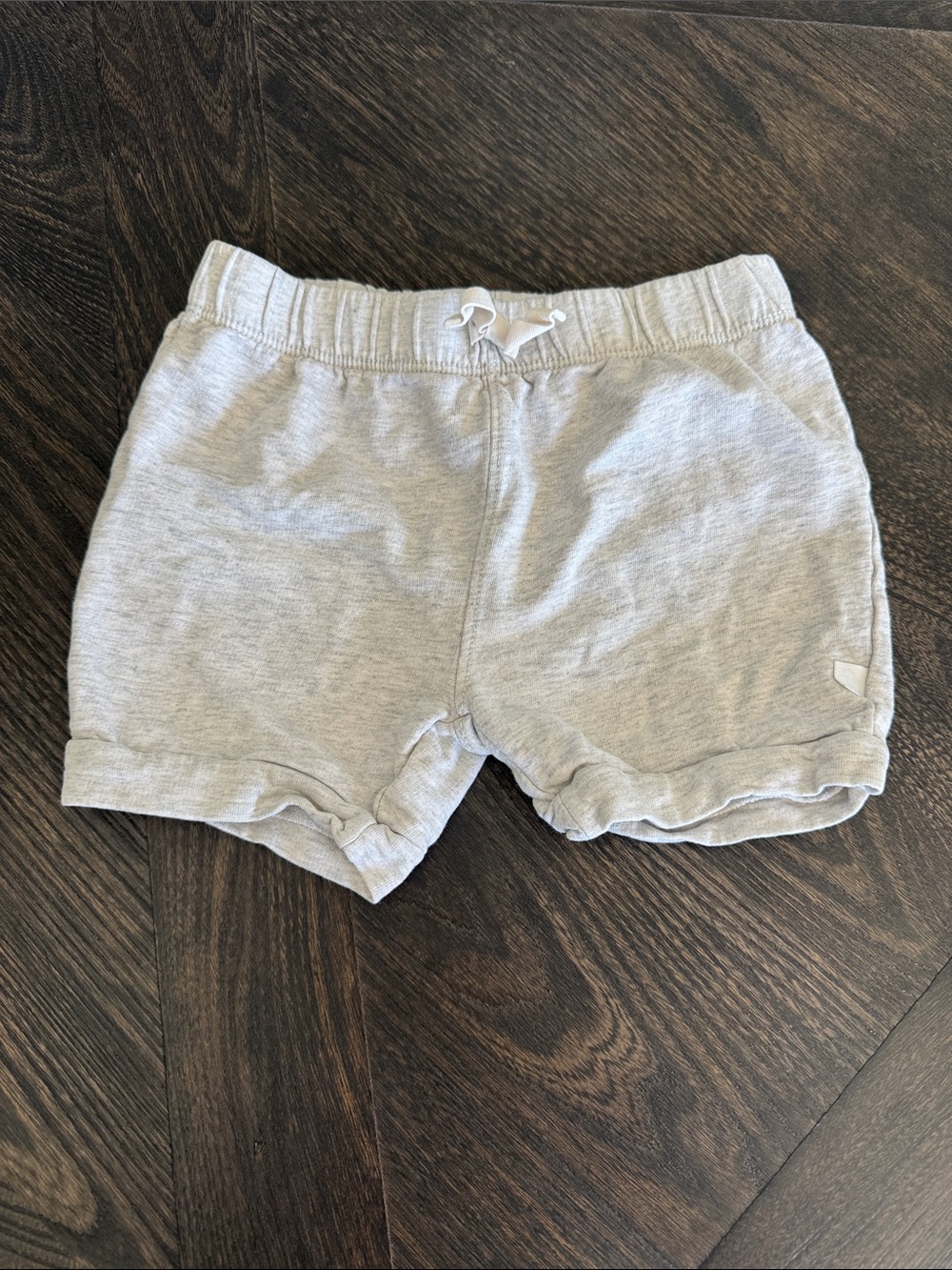 Little Planet by Carter's Light Gray Organic Toddler Shorts (4T)